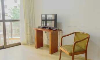 Imagem 2: Flat mobiliado com serviços, 1x dormitório grande com varanda no melhor local do Jardim Pa