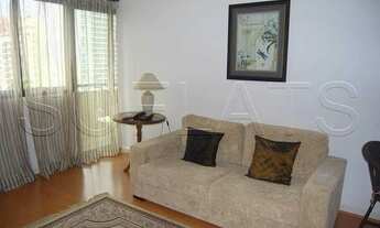 Imagem 2: Flat com 1 dormitório, com com serviços, decorado no centro de Alphaville