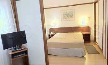 Imagem 5: Flat mobiliado reformado, com 1 dormitório em andar alto no Jardim Paulista