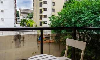 Imagem 5: Flat mobiliado no Jardins com um dormitório com linda varanda, apto com 40 m², entrada ime