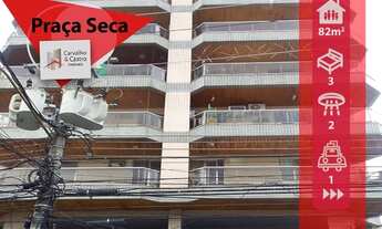 Imagem 3: Apartamento para venda possui 82 metros quadrados com 3 quartos em Praça Seca - Rio de Jan