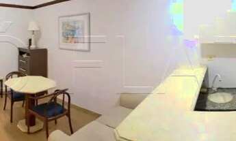 Imagem 2: Flat mobiliado reforado, com 1x dormitório em andar alto no Jardim Paulista. Sem burocraci