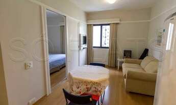 Imagem 5: Apto 1 dormitório no miolo do Jardins Mobiliado com serviços hoteleiros. Sem fiador. Consu