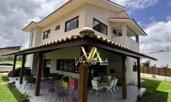 Imagem 2: Casa nova de alto padrão em Aldeia lote de esquina, 4 suítes e lazer completo