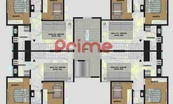 Imagem 4: Apartamento com Área Privativa para Venda em Belo Horizonte, Rio Branco, 2 dormitórios, 1