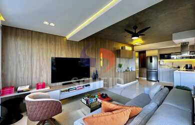 Imagem 5: Apartamento moderno e mobiliado para locação no Brooklin com 82m², 1 suíte, 1 vaga