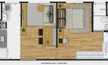 Imagem 3: Apartamento para venda tem 33 metros quadrados com 1 quarto em Jardim Nova Europa - Hortol