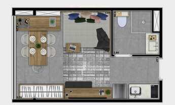 Imagem 4: Oportunidade excelente para morar ou investir - apenas 285.200,00 studio pertinho Metrô la