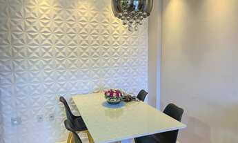 Imagem 6: Apartamento Semi- Mobiliado 2 Dormitórios Com Suíte Andar Alto Vista Livre Pedra Branca P