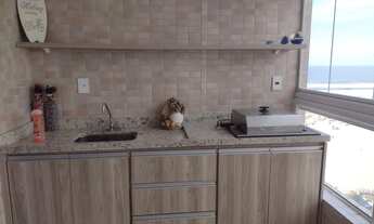 Imagem 7: Apartamento lindo todo mobiliado pé na areia linda vista mar 02 vagas Aviação - Praia Gra