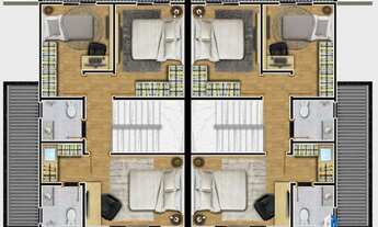 Imagem 4: Casa em Construção 2 pav. 3 quartos (suíte), 143 m², Lavabo, na Lagoa da Conceição/Florian