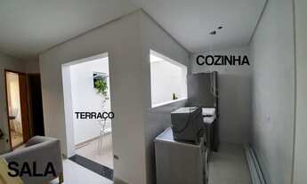 Imagem 3: Apartamento para venda tem 56 metros quadrados com 2 quartos em Vila Scarpelli - Santo And