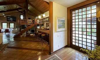 Imagem 6: Fazendinha - 4 suites,12 vagas - AT 7.390m² piscina, gourmet, tênis, sauna + hóspedes!