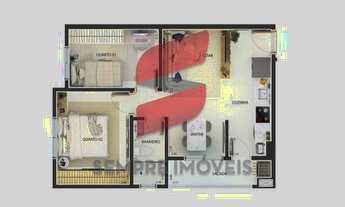 Imagem 3: APARTAMENTO com 2 dormitórios à venda com 53.39m² por R$ 247.000,00 no bairro Cidade Jardi