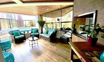 Imagem 2: Apartamento mobiliado, terraço com piscina e churrasqueira