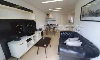 Imagem 2: Flat no Saint Thomas disponível para locação contendo 47m², 1 dormitório e 1 vaga de gara