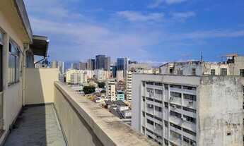 Imagem 2: Cobertura em prédio misto para aluguel com mais de 100 m2 com recepção, 2 salões, 1 quarto