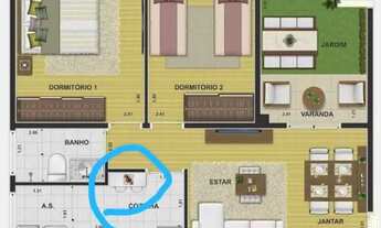 Imagem 2: Apartamento 2 dormitórios para Locação em Sorocaba, JARDIM GUADALAJARA, 2 dormitórios, 1 b