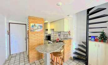 Imagem 8: Seu lugar no paraíso! Apartamento quarto e sala duplex à venda na beira-mar da praia de Pa