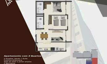 Imagem 3: Lançamento no bairro damas compre na planta Apto 02 quartos 02 banheiros Cond Dom Casmurro