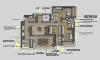 Imagem 5: Imóvel para venda com 131 metros quadrados com 3 quartos em Vila Firmiano Pinto - São Paul