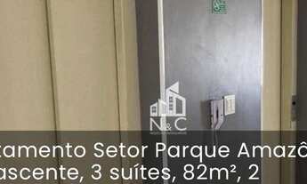 Imagem 6: Apartamento com 3 dormitórios à venda, 82 m² por R$ 400.000 - Parque Amazônia - Goiânia/GO
