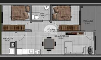 Imagem 7: CASA RESIDENCIAL à venda, 2 quartos, 1 vaga, INTERLAGOS - CASCAVEL/PR