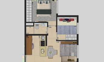 Imagem 3: Oportunidade para mudar este ano!! Apartamento 2 dorms apenas 209.000,00 com piscina, fut