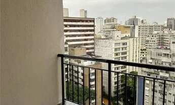 Imagem 1: Studio residencial 32.78m² localizado na Rua Jaguaribe e apenas 500m do Metrô Santa Cecili