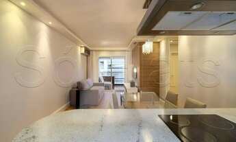 Imagem 2: Flat disponível para locação no Diogo Home contendo 78m², 2 dormitórios e 2 vagas de garag