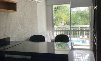 Imagem 3: Apartamento com 1 dormitório para alugar, 33 m² por R$ 2.870,08/mês - Panamby - São Paulo