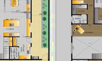 Imagem 3: Casa a ser construída com 3 dormitórios à venda, 318 m² por R$ 2.250.000 - Condomínio Resi