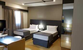 Imagem: Flat 45 m², Reformado, Andar Alto, Móveis