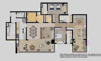 Imagem 2: Apartamento para venda com 163 metros quadrados com 3 quartos em Vila Mariana - São Paulo