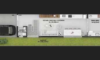 Imagem 5: Casa para Venda em Florianópolis, Cachoeira do Bom Jesus, 3 dormitórios, 1 suíte, 3 banhei