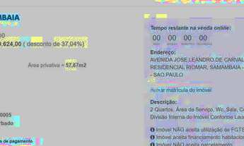 Imagem 4: Casa com 2 dormitórios à venda, 57 m² por R$ 119.624,00 - Samambaia - Praia Grande/SP