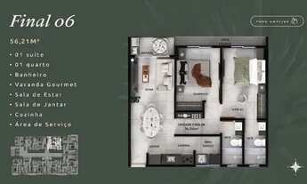 Imagem 2: Apartamento em Intermares com 2 quartos, sendo 1 suíte