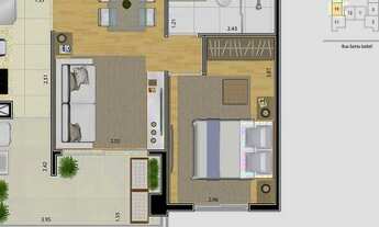 Imagem 2: Apartamento para venda possui 39 metros quadrados com 1 quarto em Vila Buarque - São Paulo