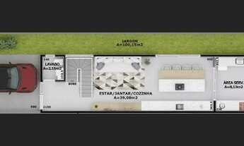 Imagem 3: Casa para Venda em Florianópolis, Cachoeira do Bom Jesus, 3 dormitórios, 1 suíte, 3 banhei