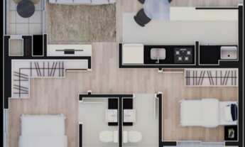 Imagem 2: Apartamento à venda por R$ 365.000 - Boa Vista - Curitiba/PR