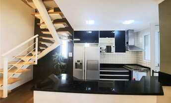 Imagem 3: Apartamento duplex MOBILIADO 97 m2 com 2 suítes e lazer com piscina coberta aquecida e pis