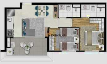 Imagem 2: Apartamento com 2 dormitórios à venda, 50 m² por R$ 475.000,00 - Barra Funda - São Paulo/S