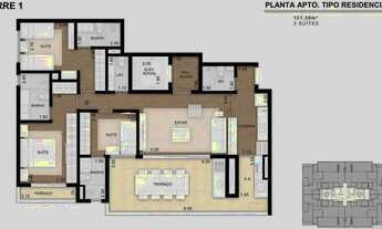 Imagem 6: Imóvel para venda com 131 metros quadrados com 3 quartos em Vila Firmiano Pinto - São Paul