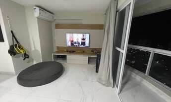 Imagem 4: Apartamento Estrela do Atlântico 38º andar mobiliado com sala ampliada e 2 vagas