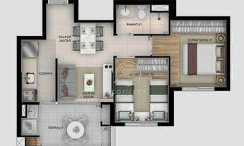 Imagem 2: Piscine Station Resort - 50m2 com 2 dorms - Centro - São Paulo