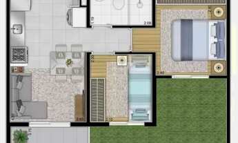 Imagem 6: Apartamentos Mooca semi pronto SP com Sacadinha