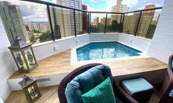 Imagem 4: Apartamento mobiliado, terraço com piscina e churrasqueira