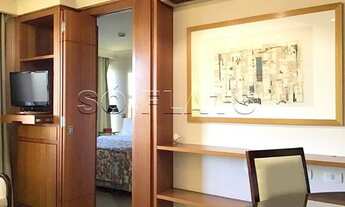 Imagem 2: Flat alto padrão em Pinheiros totalmente mobiliado e com serviços