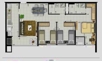 Imagem 3: Apartamento de 3 quartos com churrasqueira na sacada, região da Beira Rio