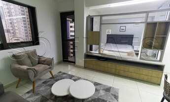 Imagem 3: Flat totalmente equipado e reformado para locação ao lado da Av Ibirapuera. Com entrada im